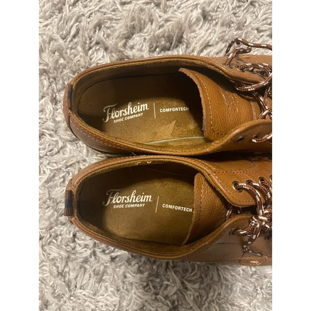 Oxford Leather Florsheim Mens‎ Sz 8 Preppy Classic Laces